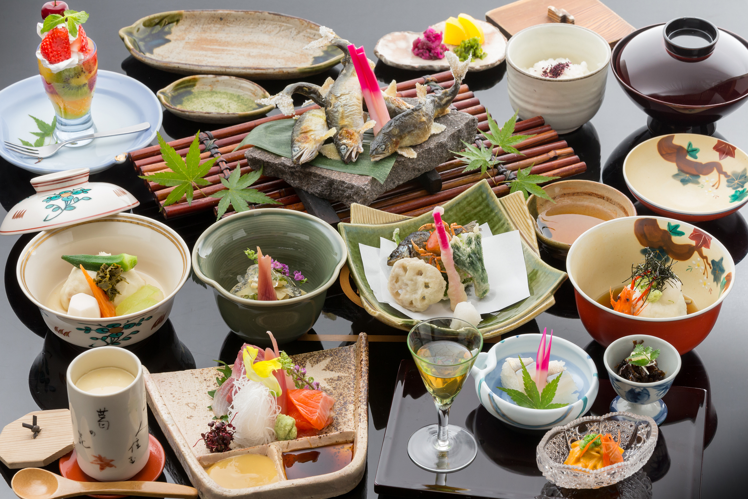 昼の川床